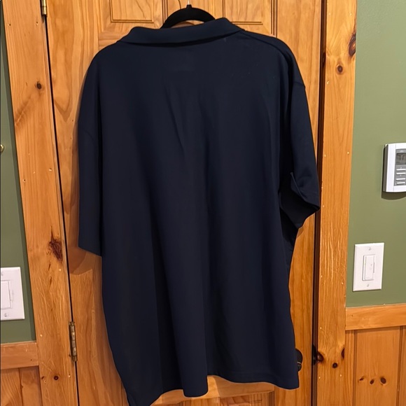 NWT Carhartt Men's Navy Blue Shirt Short Sleeve Polo Style Top - Picture 6 of 7